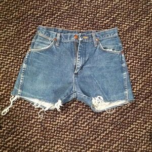 Vintage Wrangler High-Waisted Shorts