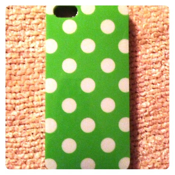 Polka dot iPhone 5 back case cover🎀
