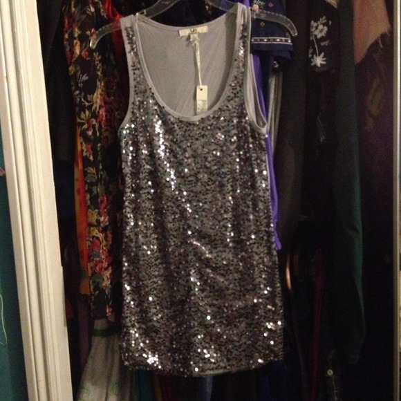 Silver Sequined shirt