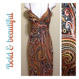 🎀Gorgeous colorful maxi dress!