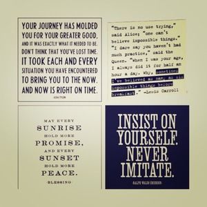 5x5 Quote Posters