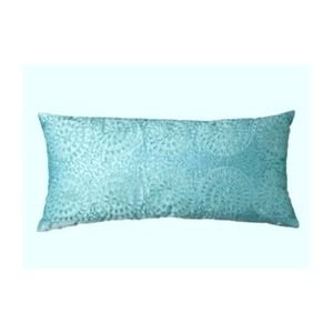 Fieldcrest Blue Beaded Throw Pillow