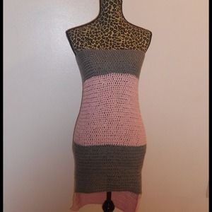 Long/short halter dress