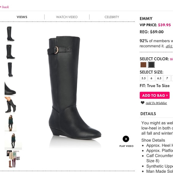 NEW BLACK BOOTS