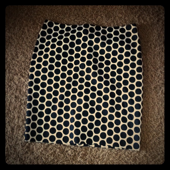 Black & White Polka Dot Skirt