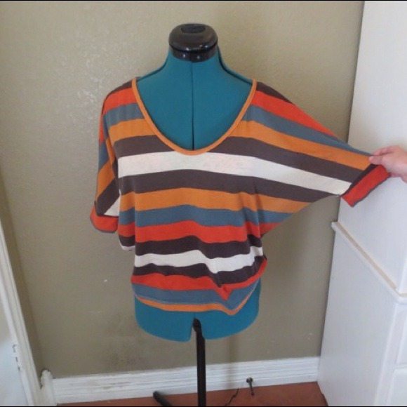 Papaya striped top - Picture 2 of 3