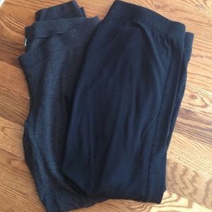 BUNDLE 2 maternity leggings and fur hoody