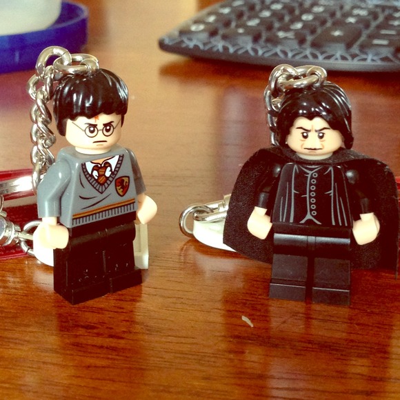 Set of Harry Potter & Severus Snape Lego Keychains