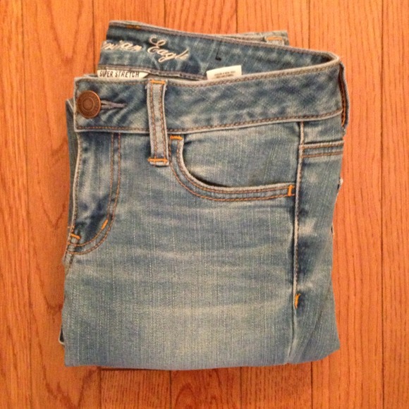 ❗SOLD❗American eagle light blue wash skinnies