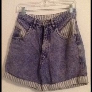 JR Gently used Cuffed shorts. High waisted.