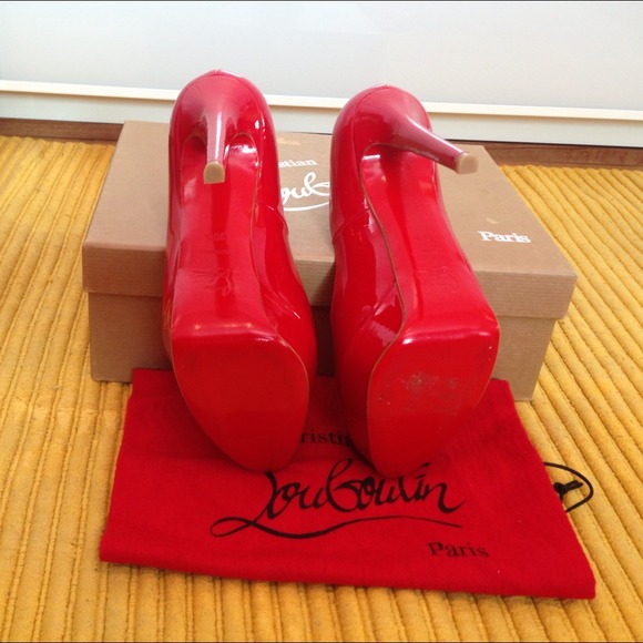 Christian Louboutin Bianca 140 Red 36.5 - Picture 3 of 4