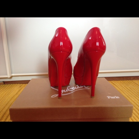 Christian Louboutin Bianca 140 Red 36.5 - Picture 4 of 4
