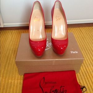 Christian Louboutin Bianca 140 Red 36.5