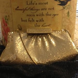 Ann Taylor Gold Clutch
