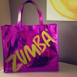 NWT Zumba metallic bag: Not sold online get yours!