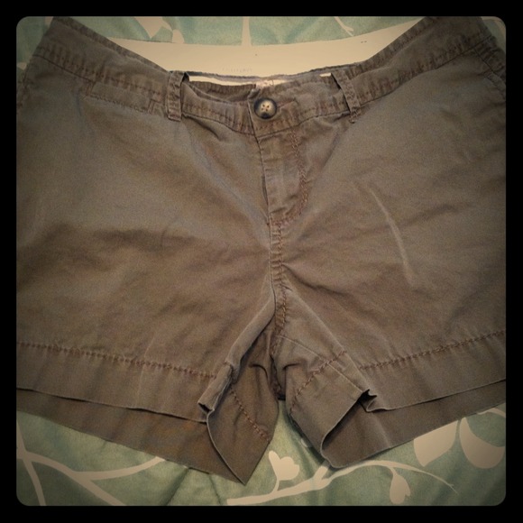 Olive green shorts