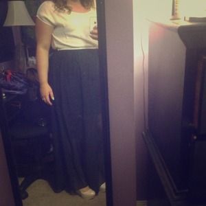 Black and white, maxi dress