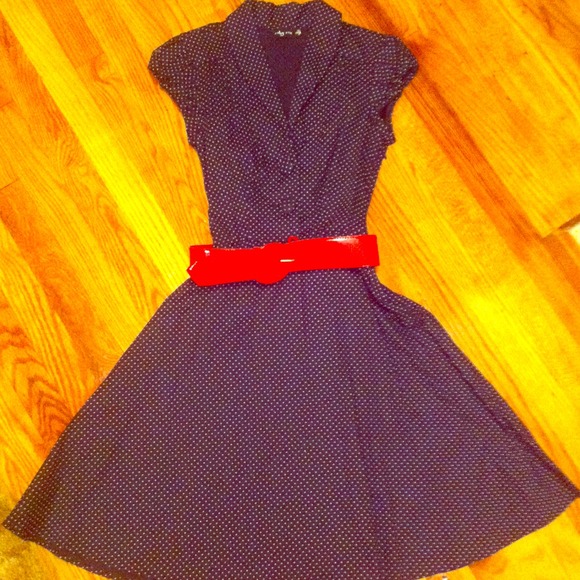 Classic polka dot dress