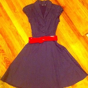 Classic polka dot dress