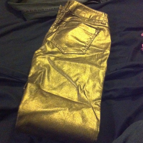 Gold skinnies