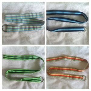 Bundle of 4 "Loop" Belts (J. Crew, Leather Man)