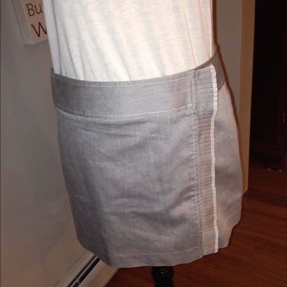 Grey Express Wrap Skirt