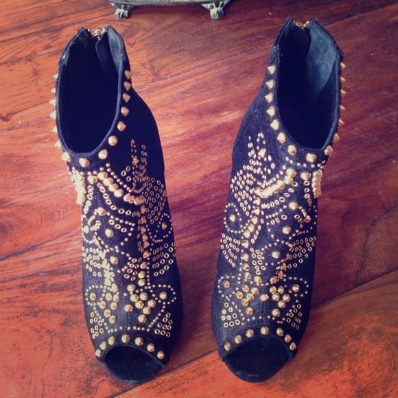 Zara Studded booties