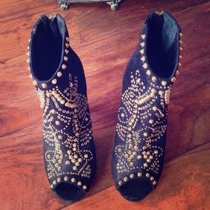 Zara Studded booties