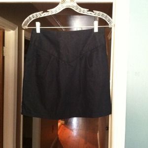 Navy high waisted skirt