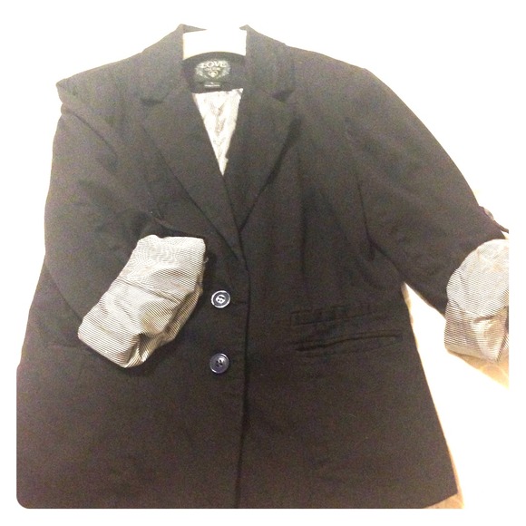 Large black blazer