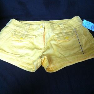 Yellow shorts