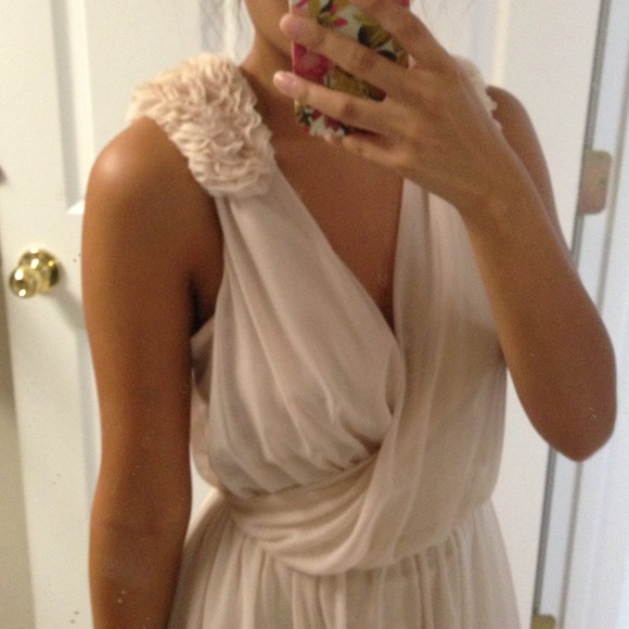 H&M Classy nude dress xs - Picture 2 of 4