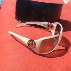 White CHANEL sunglasses