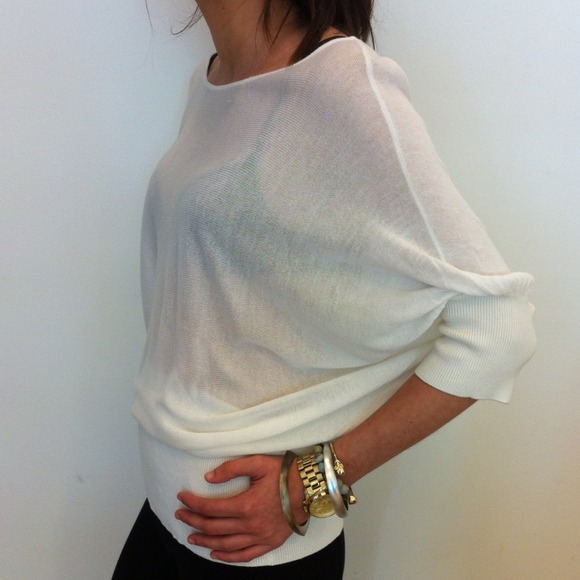 SOLD Forever 21 Dolman Top White SOLD - Picture 2 of 3