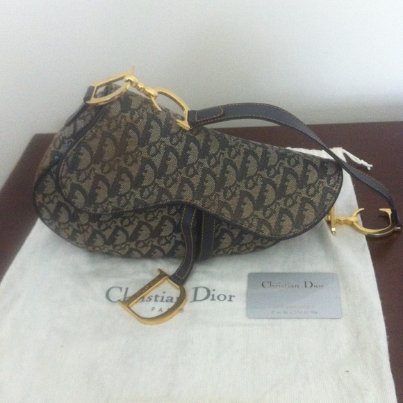 Authentic Christian Dior Blue Bag