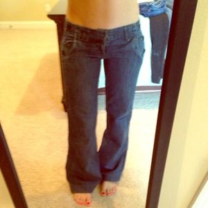 American Eagle wide leg jeans