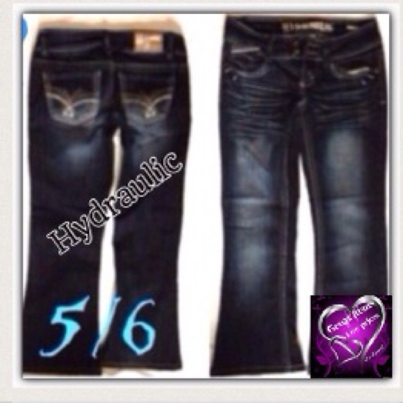 M3) Hydraulic Women’s Dark Wash Bootcut Jeans – Size 5/6
