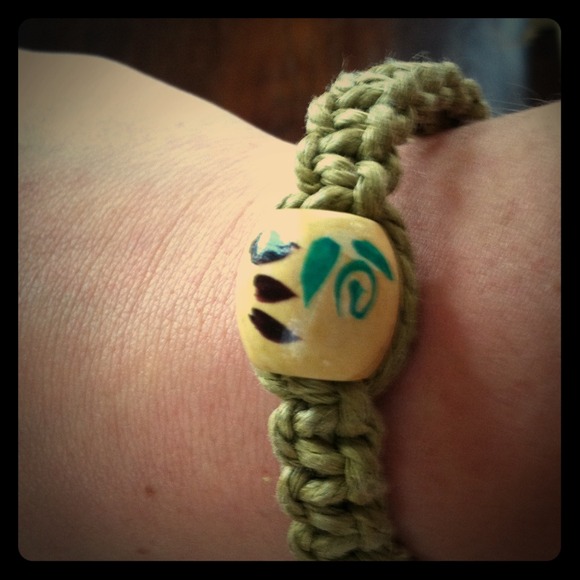 Bohemian hemp bracelet