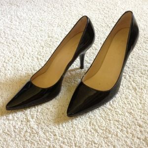 Black patent Talbots pumps