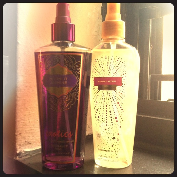 Victoria's Secret Fragrance and Shimmer Mist.