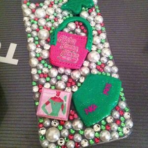 Custom made Alpha Kappa Alpha Sor. iPhone 5 case