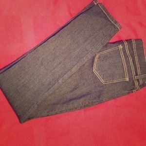 Dark wash skinnies