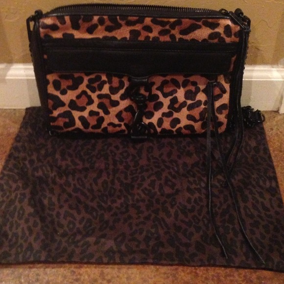 Rebecca Minkoff cheetah/black Mac REDUCED!!!