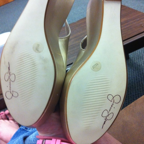 Sale sale!! Cute Jessica Simpson wedges! Worn once - Picture 2 of 4