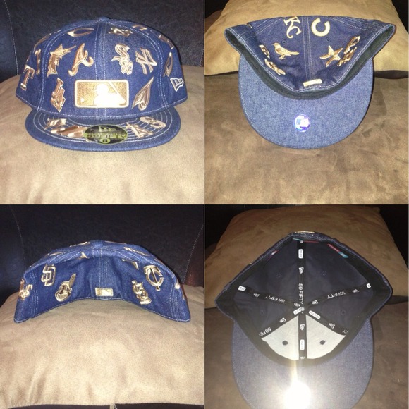 New Era 59Fifty 
All-Over Denim Fitted Cap