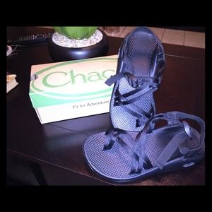 Women's Black Chaco's  9W