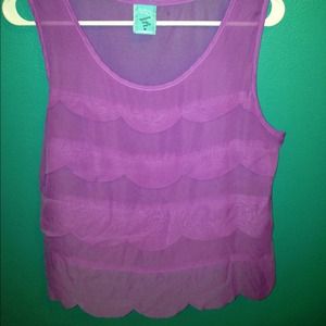 Purple Norstroms Tank Top