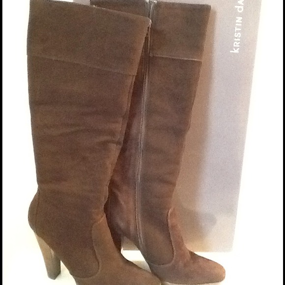 Kristen Davis Dark Brown Platform Boot - Picture 3 of 4