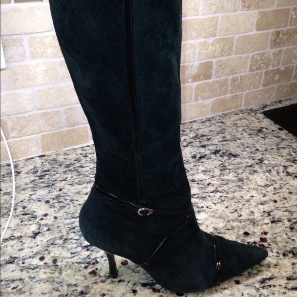 Black Suede BCBG tall boots