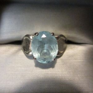💙REDUCED💙Sterling Silver & Blue Topaz ring